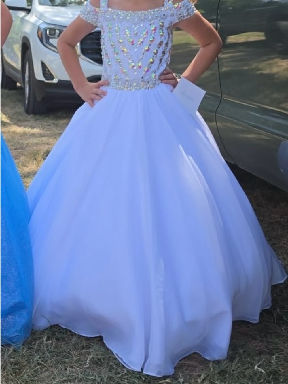 Tiffany Designs Light Lavender Sequin Ball Gown